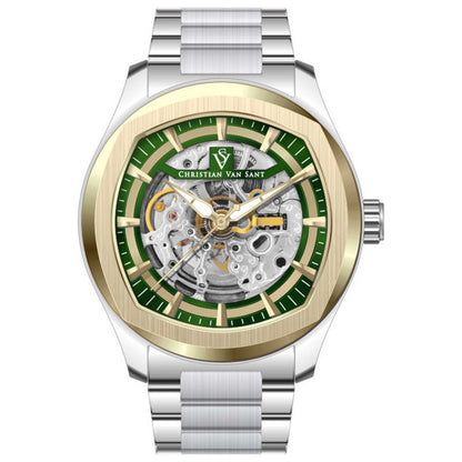 Front view of Christian Van Sant Romeo Men's Automatic Watch CV9508