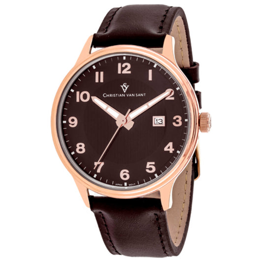 Front view of Christian Van Sant Montero Men's Quartz Watch CV9811