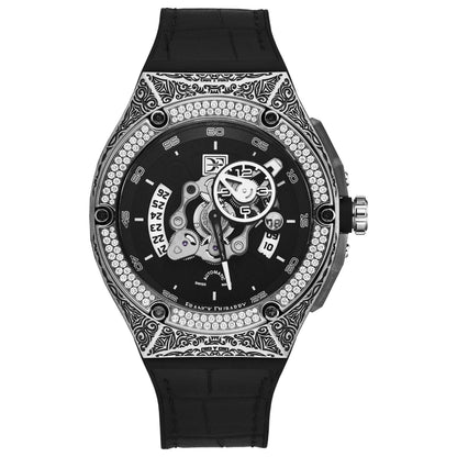 Front view of Franck Dubarry Crazy Wheel Men's Automatic Watch CW-04-06D2