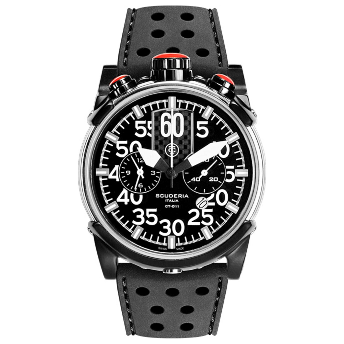 Front view of CT Scuderia Saturno Men's Quartz Watch CW1010418