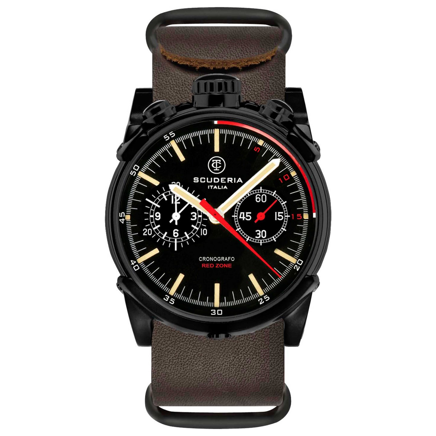 Front view of CT Scuderia Tachymeter Men's Quartz Watch CW1011019