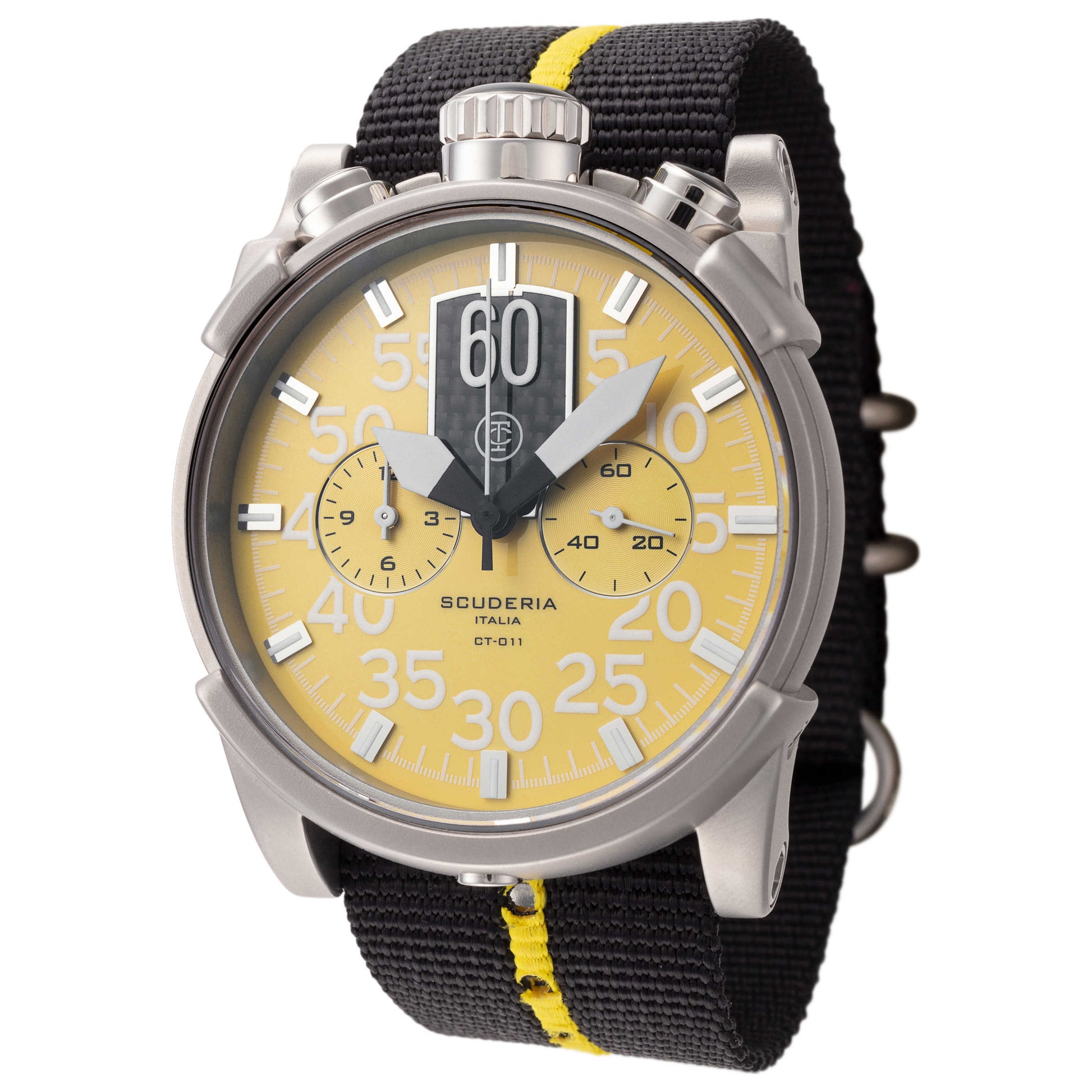 Front view of CT Scuderia Saturno Men's Quartz Watch CW1011319