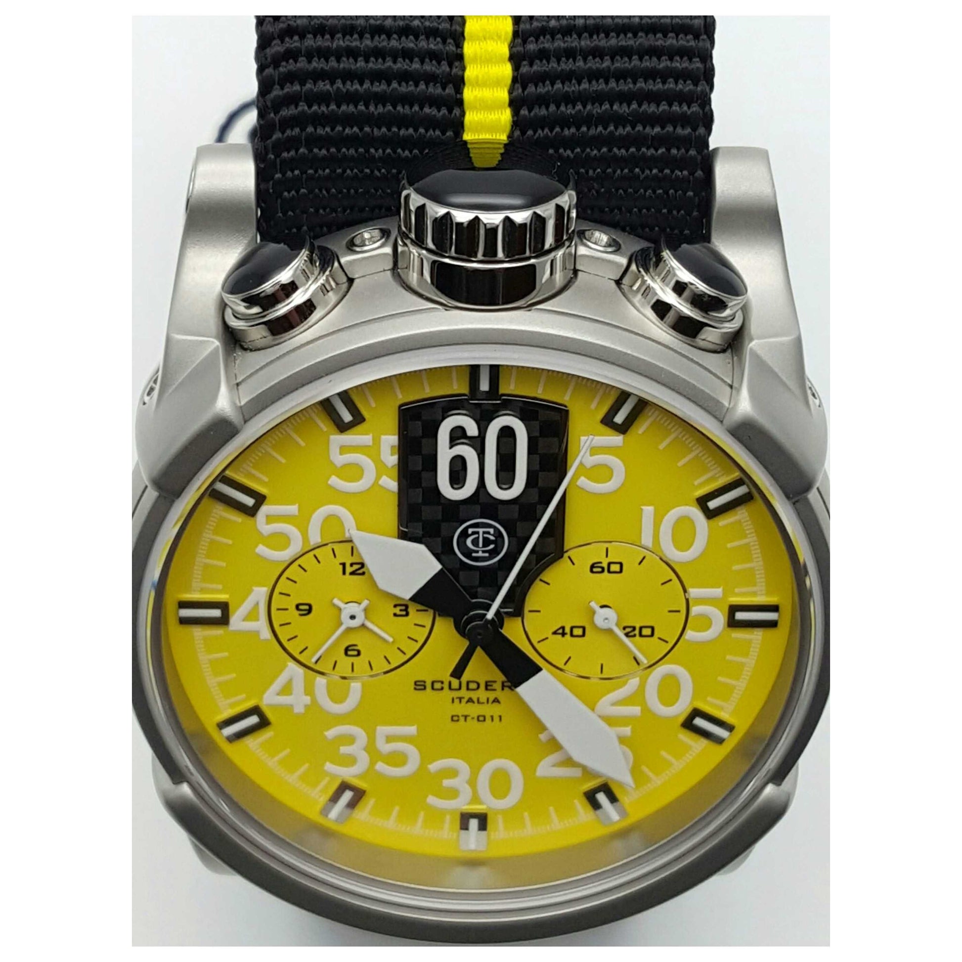 Left view of CT Scuderia Saturno Men's Quartz Watch CW1011319