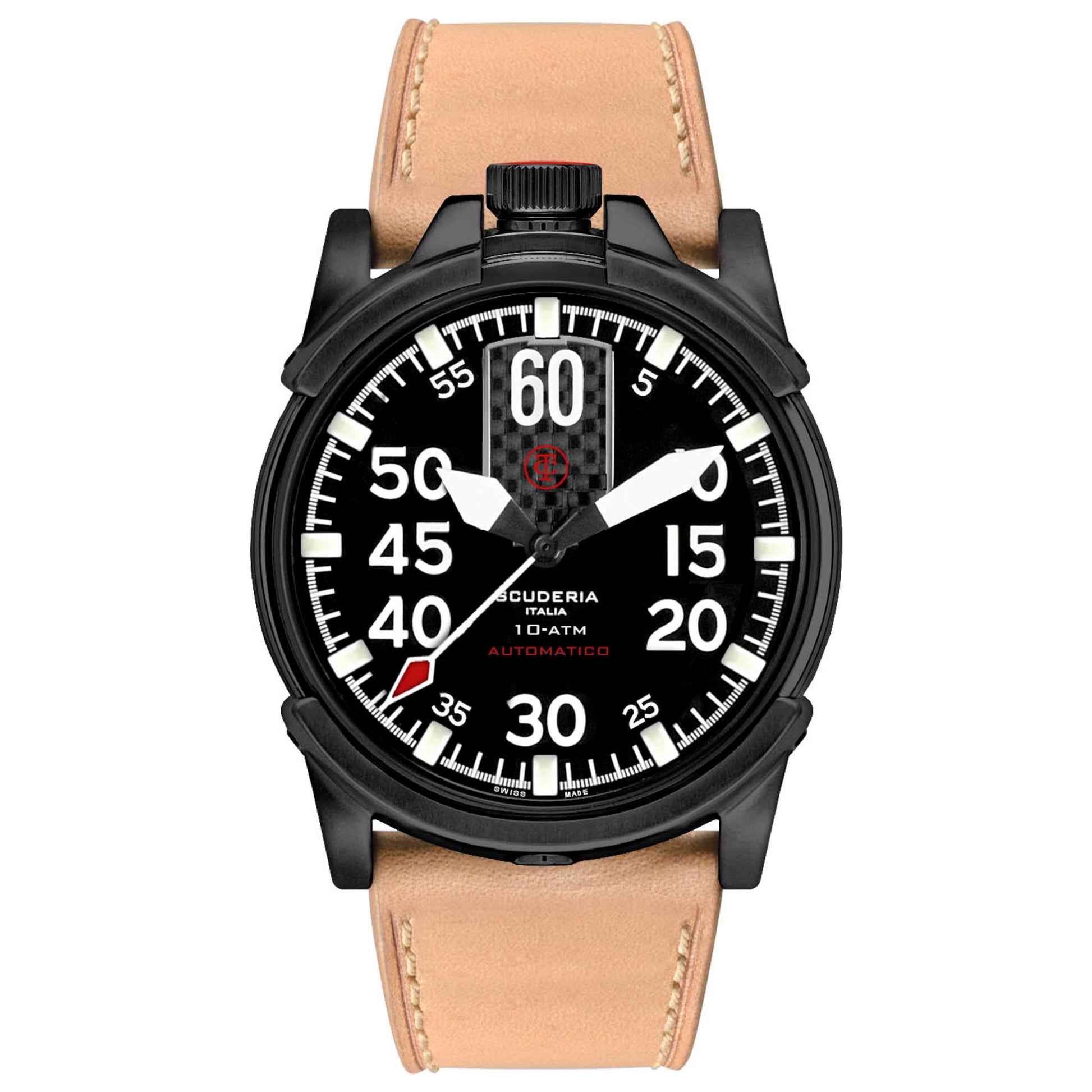 Front view of CT Scuderia Salt Flat Men's Automatic Watch CW1020119