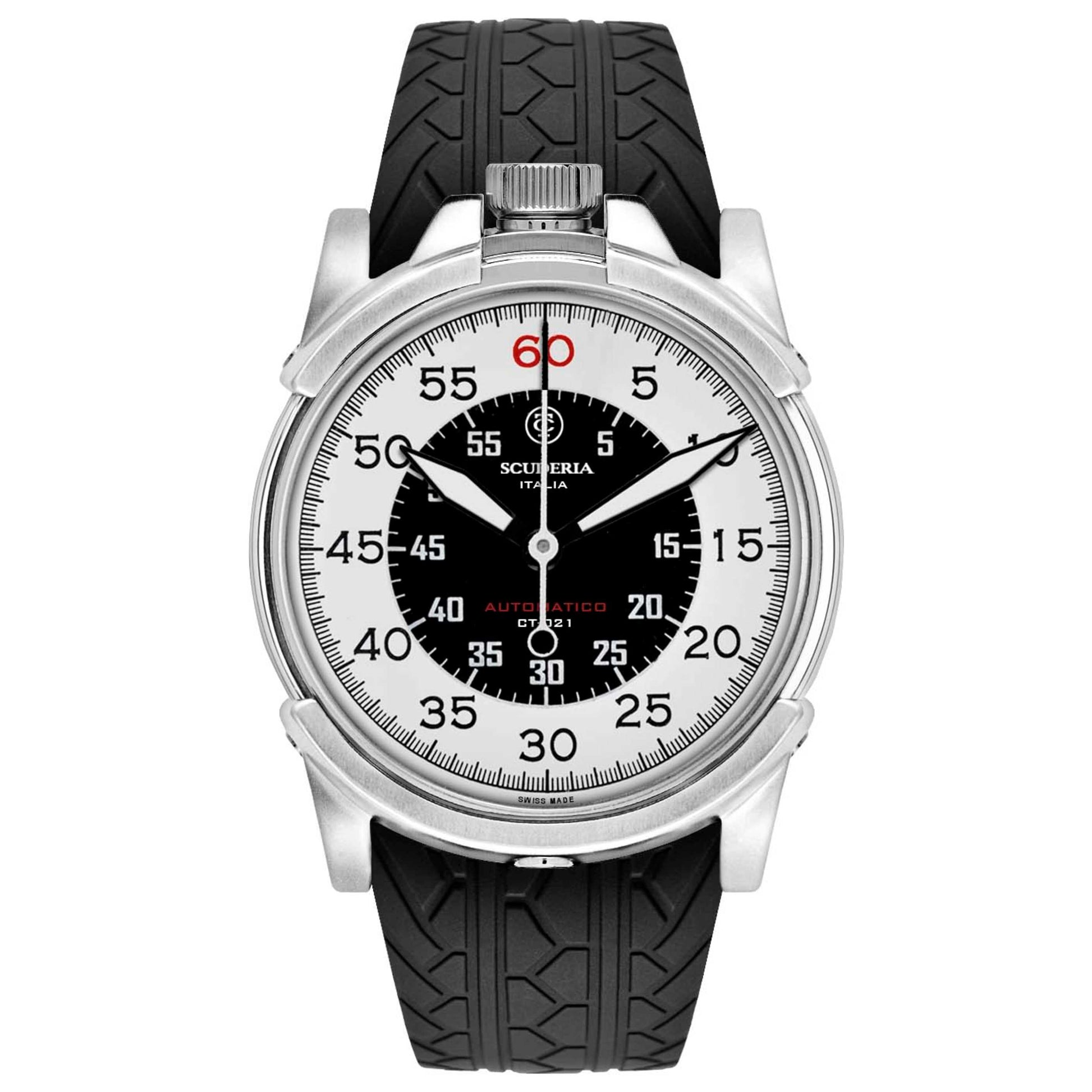 Front view of CT Scuderia Dirt Track Men's Automatic Watch CW10217BM19