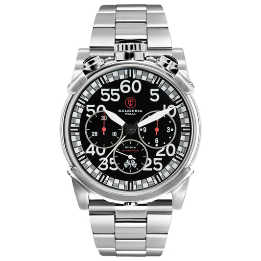 Front view of CT Scuderia City Racer Men's Automatic Watch CW1050319