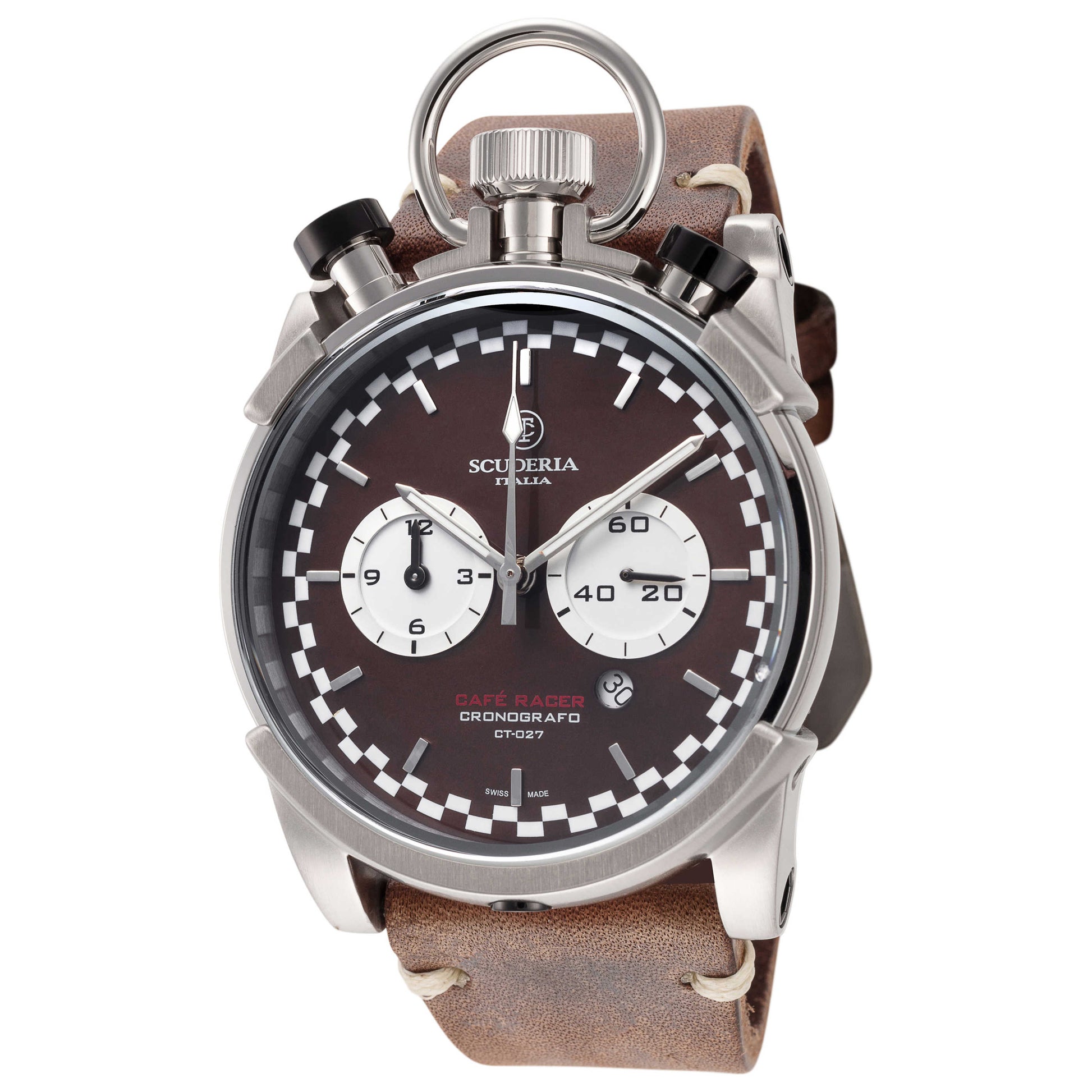 Front view of CT Scuderia Corsa Cafe Racer Men's Quartz Watch CW2012218