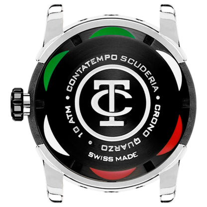 Back view of CT Scuderia Testa Piatta Men's Quartz Watch CW3000419