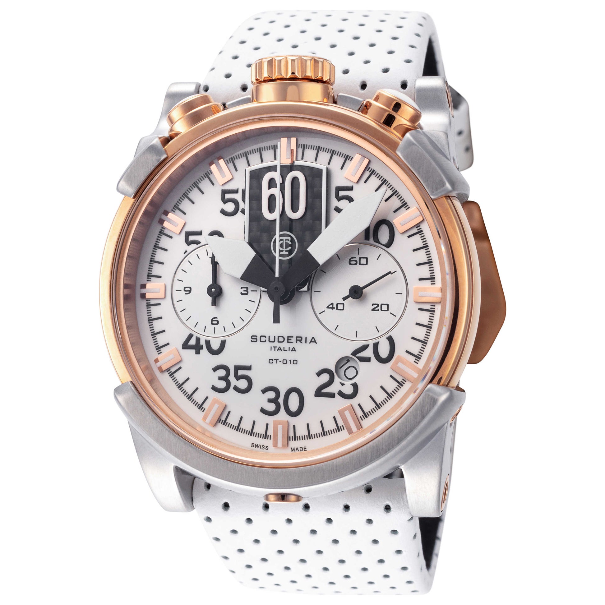 Front view of CT Scuderia Saturno Unisex Quartz Watch CW4010418