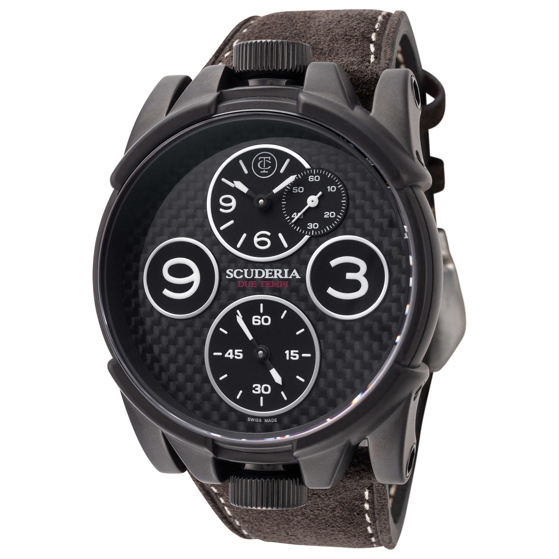 Front view of CT Scuderia Due Tempi Cafe Racer Men's Quartz Watch CW4030019