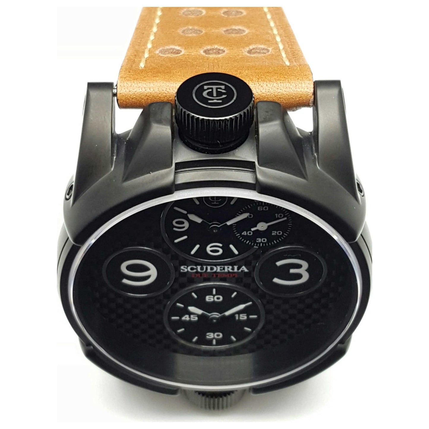 Left view of CT Scuderia Due Tempi Cafe Racer Men's Quartz Watch CW4030019