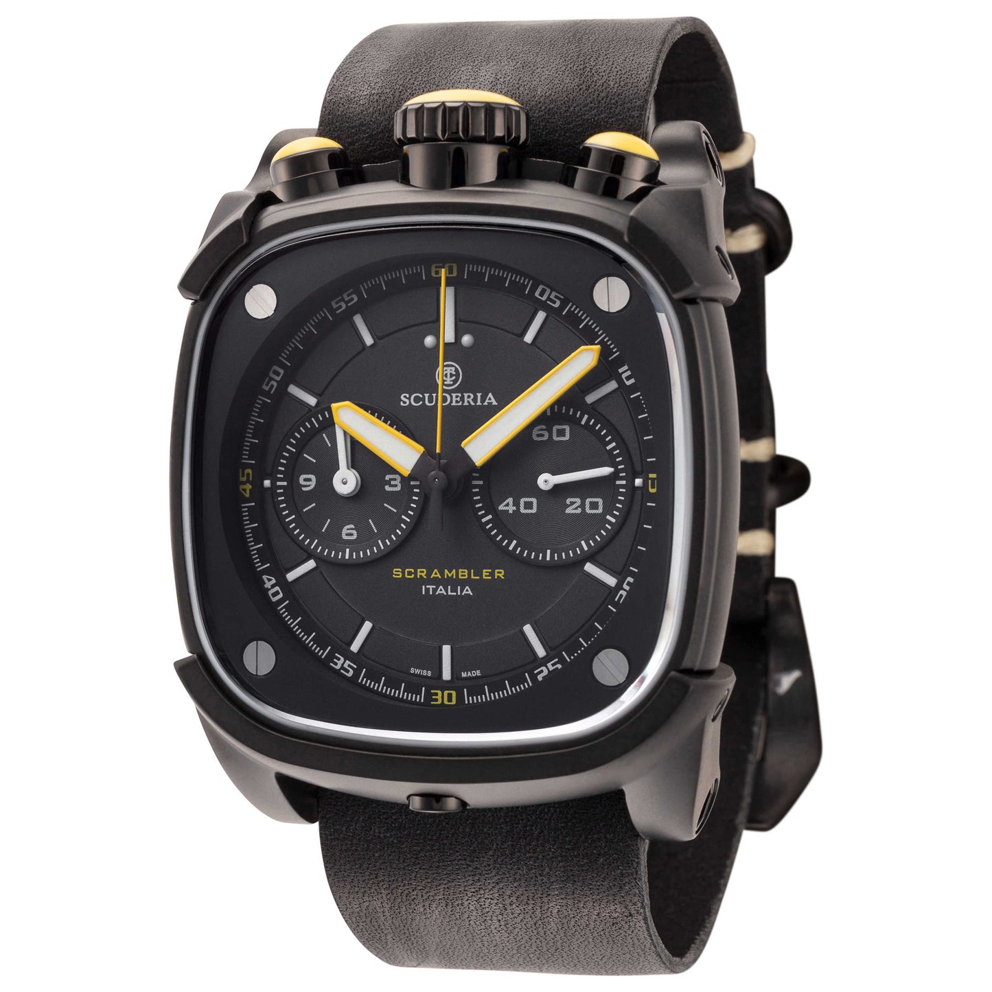 Front view of CT Scuderia Scrambler Men's Quartz Watch CW7010919