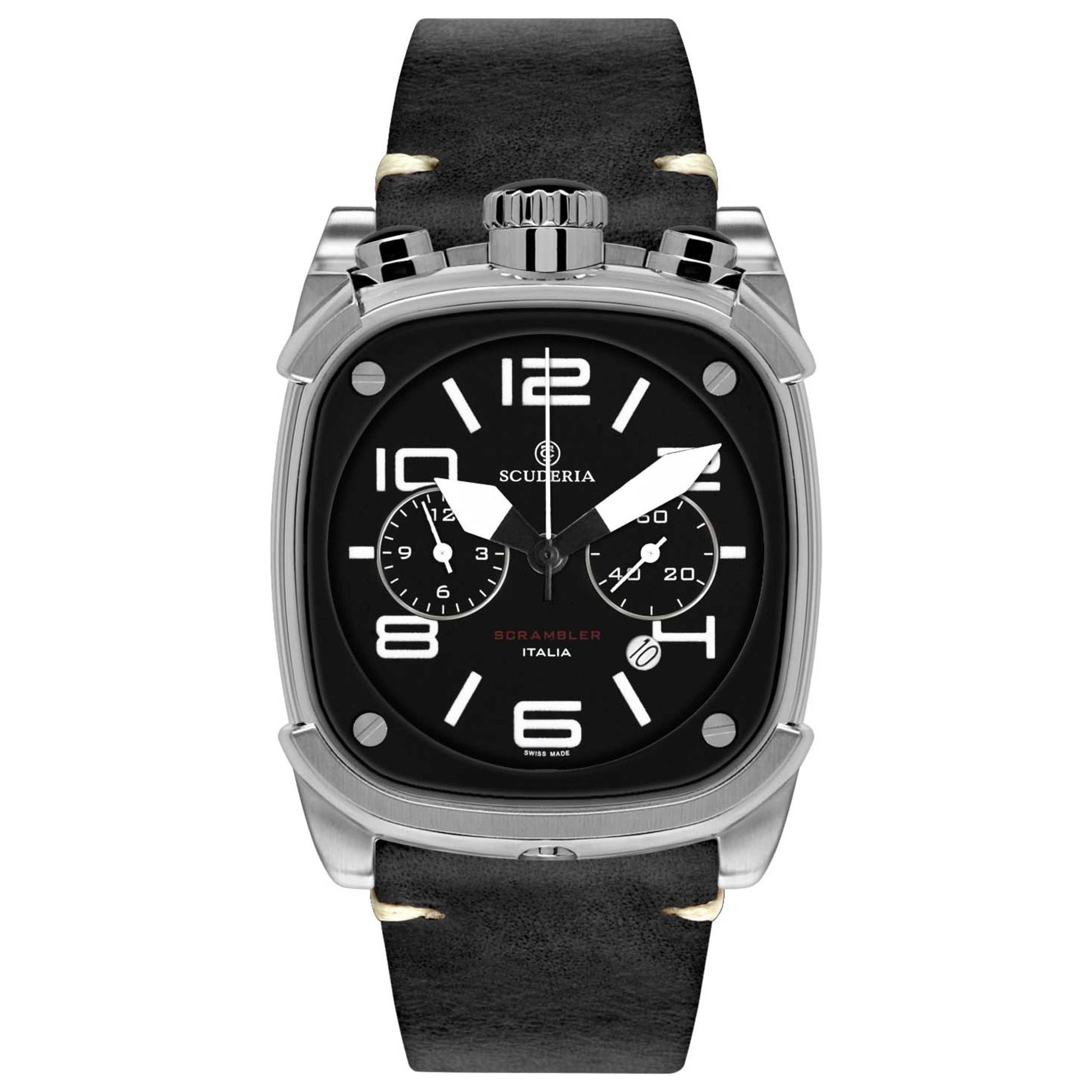 Front view of CT Scuderia Scrambler Men's Quartz Watch CW70111N19