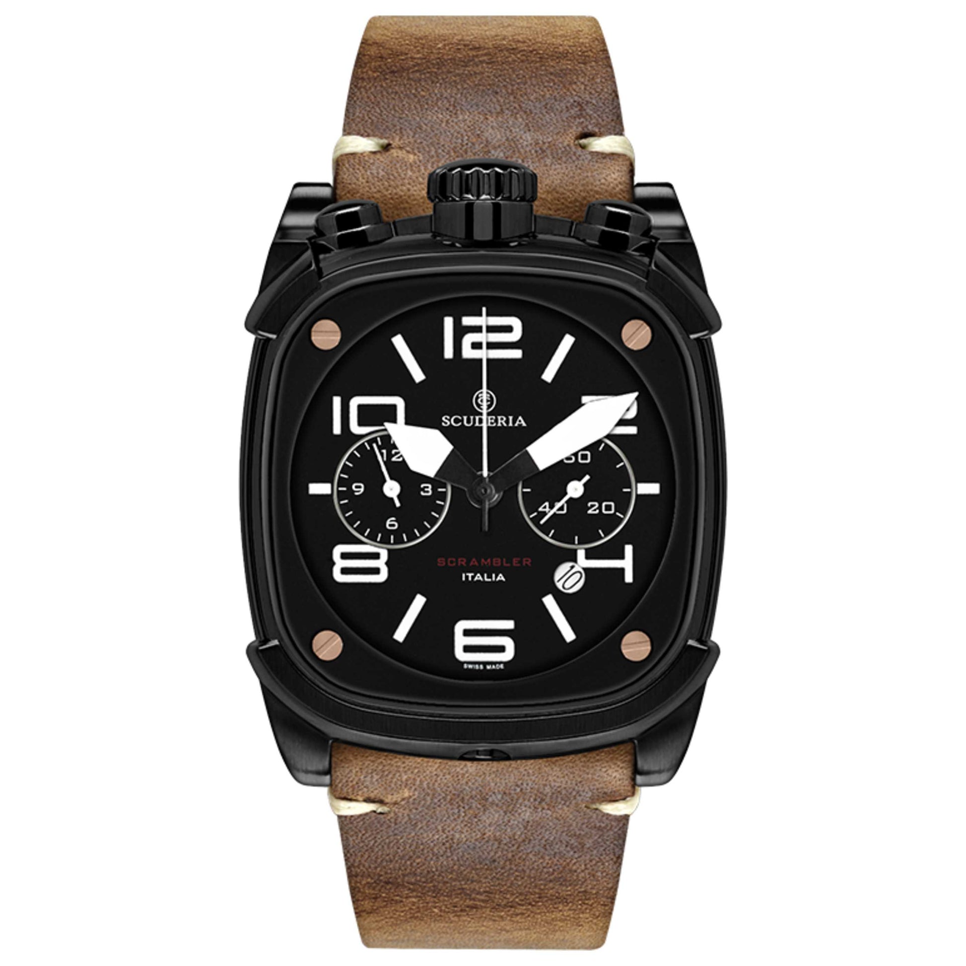 Front view of CT Scuderia Scrambler Men's Quartz Watch CW7011319