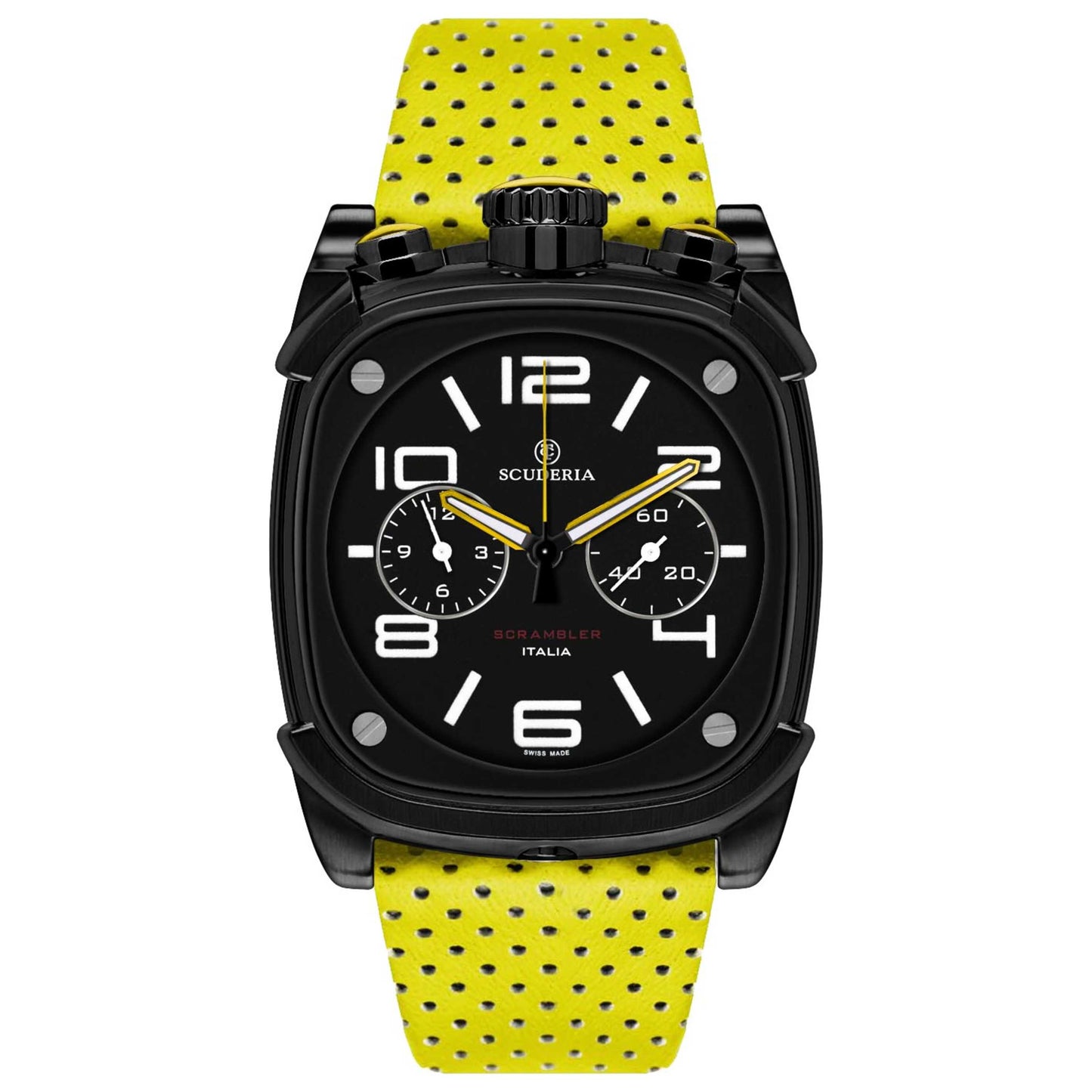 Front view of CT Scuderia Scrambler Men's Quartz Watch CW7011819