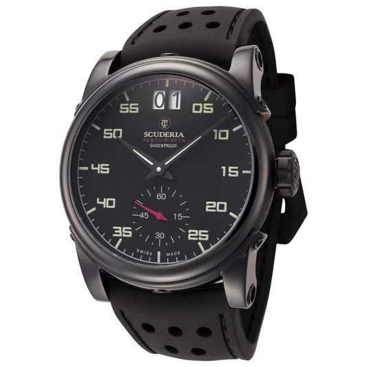 Front view of CT Scuderia Testa Piatta Men's Quartz Watch CWED00419