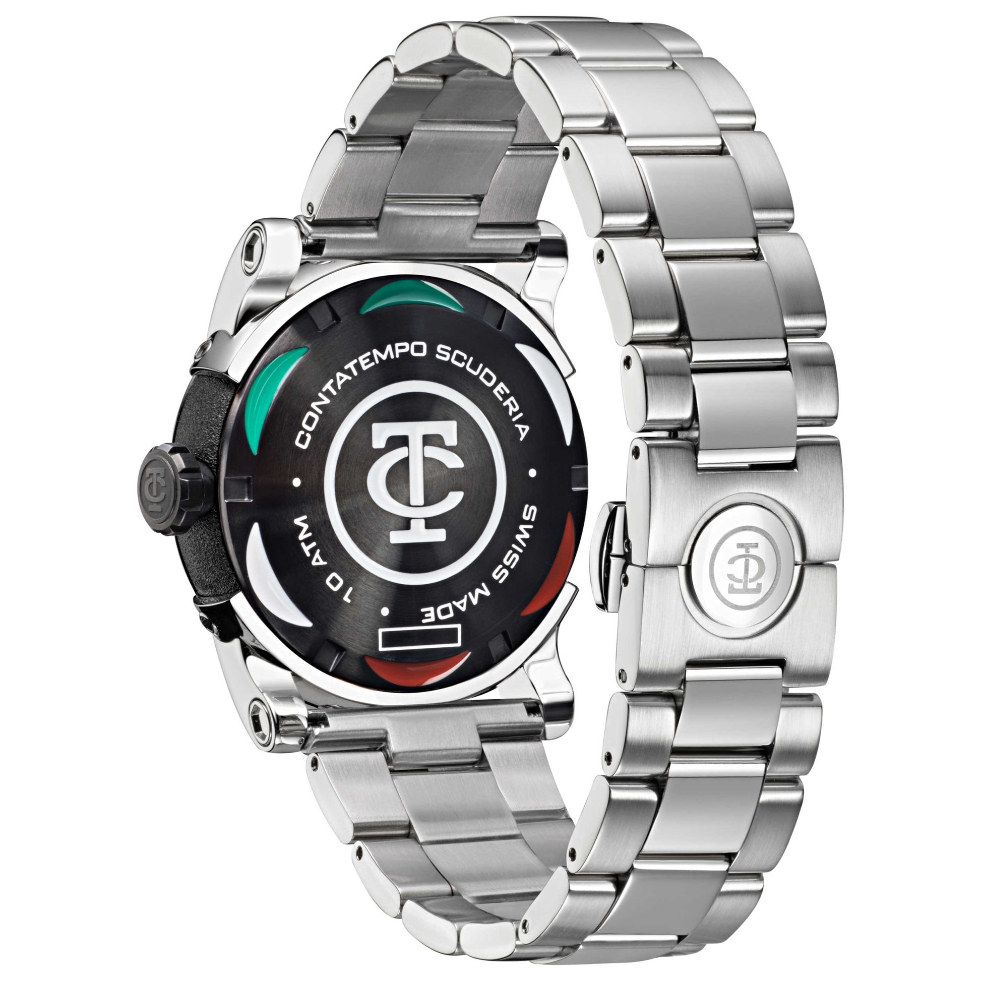 Back view of CT Scuderia Testa Piatta Men's Quartz Watch CWED00519
