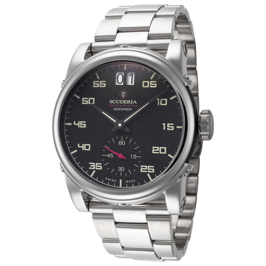 Front view of CT Scuderia Testa Piatta Men's Quartz Watch CWED00519