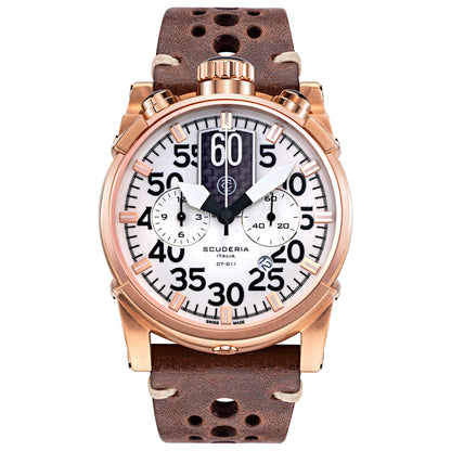 Front view of CT Scuderia Saturno Men's Quartz Watch CWEG00519