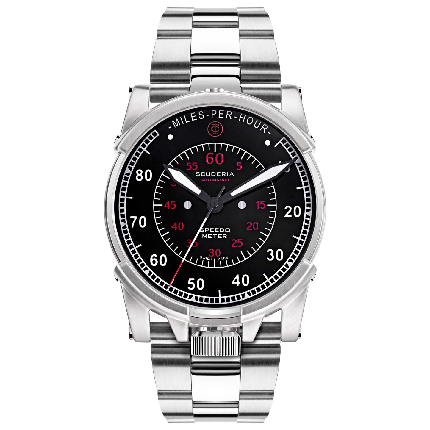 Front view of CT Scuderia Dashboard Men's Automatic Watch CWEK00519