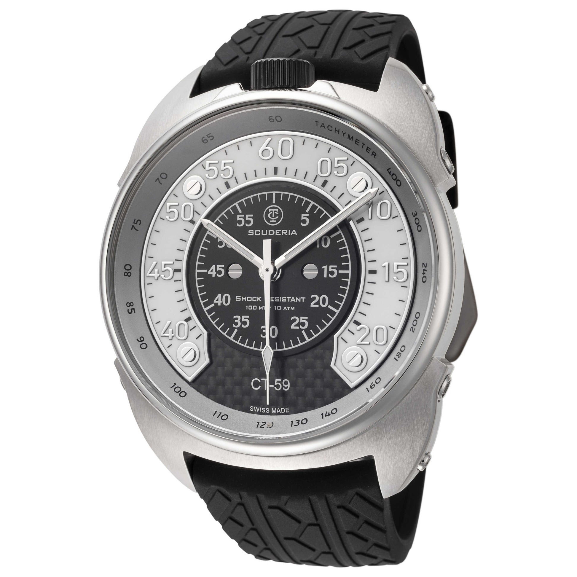 Front view of CT Scuderia Fifty Nine Men's Quartz Watch CWGJ00120