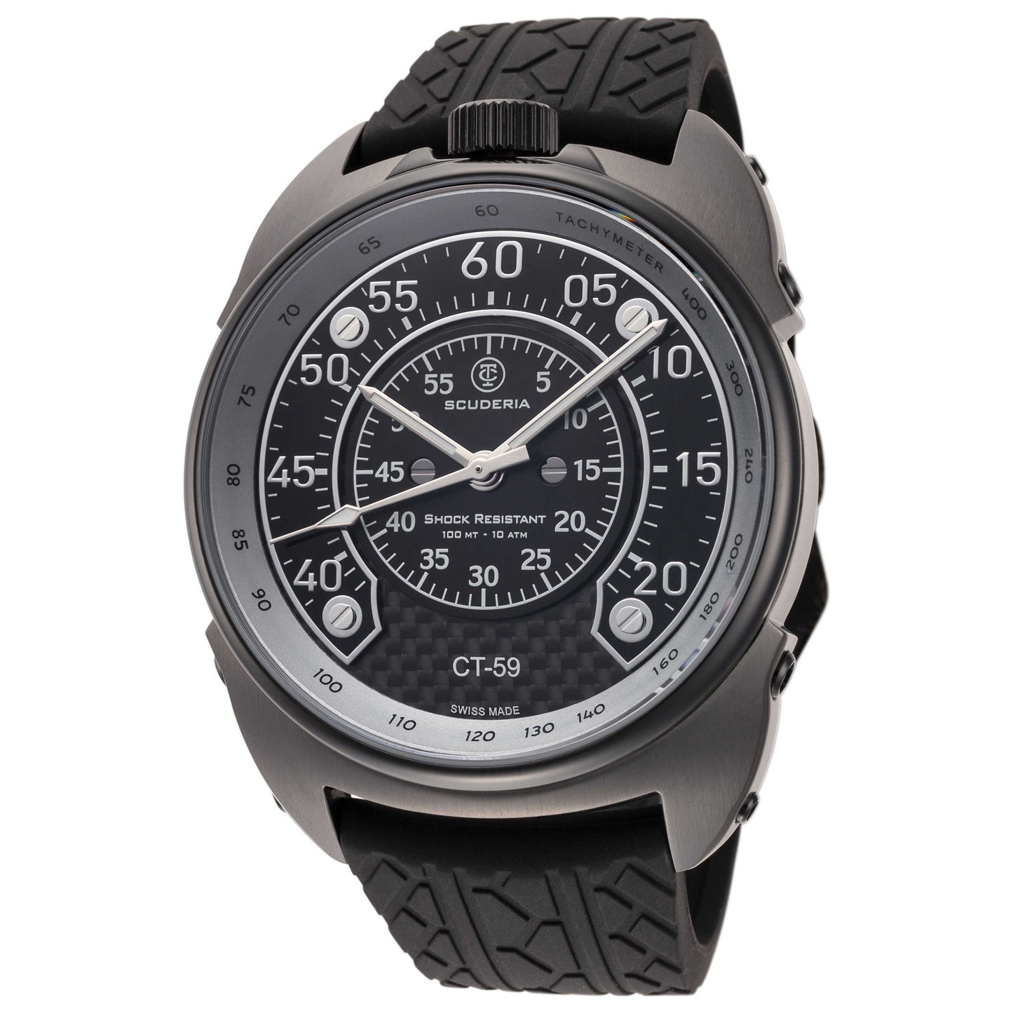 Front view of CT Scuderia Fifty Nine Men's Quartz Watch CWGJ00220