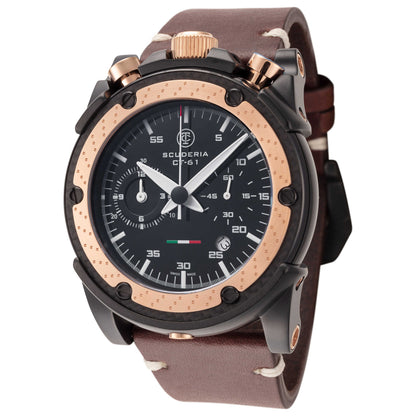 Front view of CT Scuderia Freno A Disco Men's Quartz Watch CWLX00420