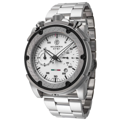 Front view of CT Scuderia Freno A Disco Men's Quartz Watch CWLX00520