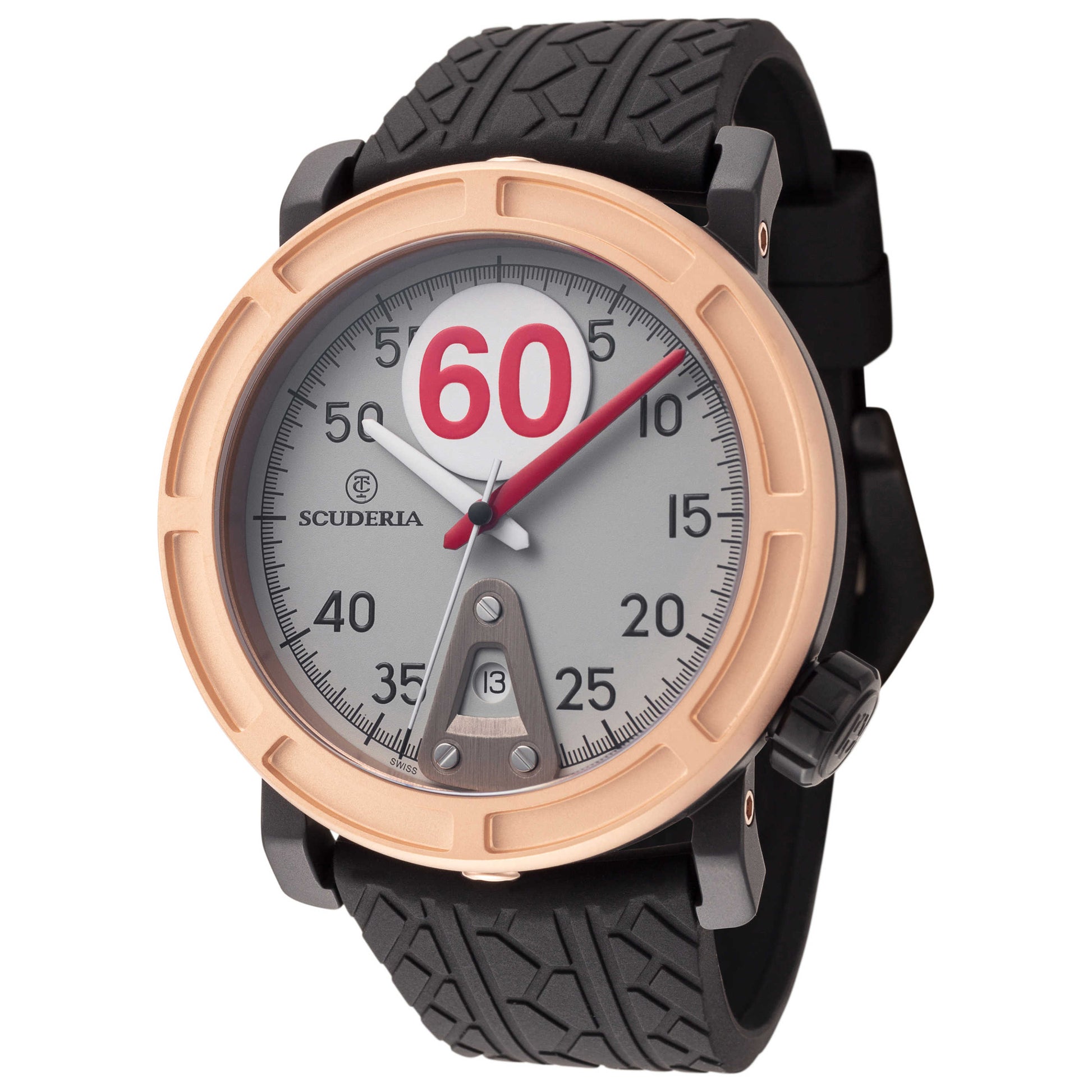 Front view of CT Scuderia Touring Vintage Racing Men's Quartz Watch CWLY00420