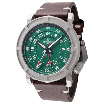 Front view of CT Scuderia Touring Vintage Racing Men's Quartz Watch CWLZ00221