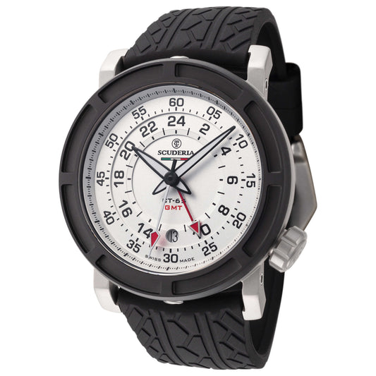 Front view of CT Scuderia Touring Vintage Racing Men's Quartz Watch CWLZ00421
