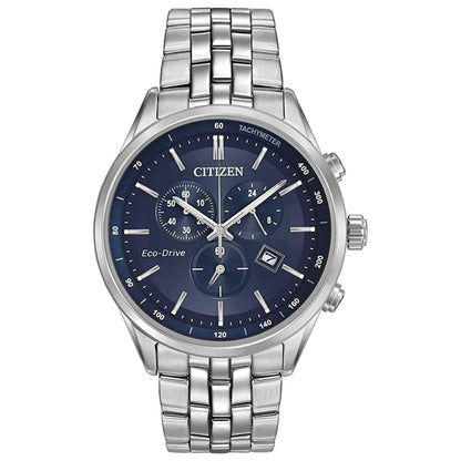 Front view of Citizen Sapphire Diver Men's Solar Watch CZAT2141-52L