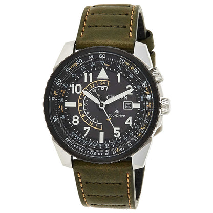 Front view of Citizen Promaster Nighthawk Men's Solar Watch CZBJ7138-04E