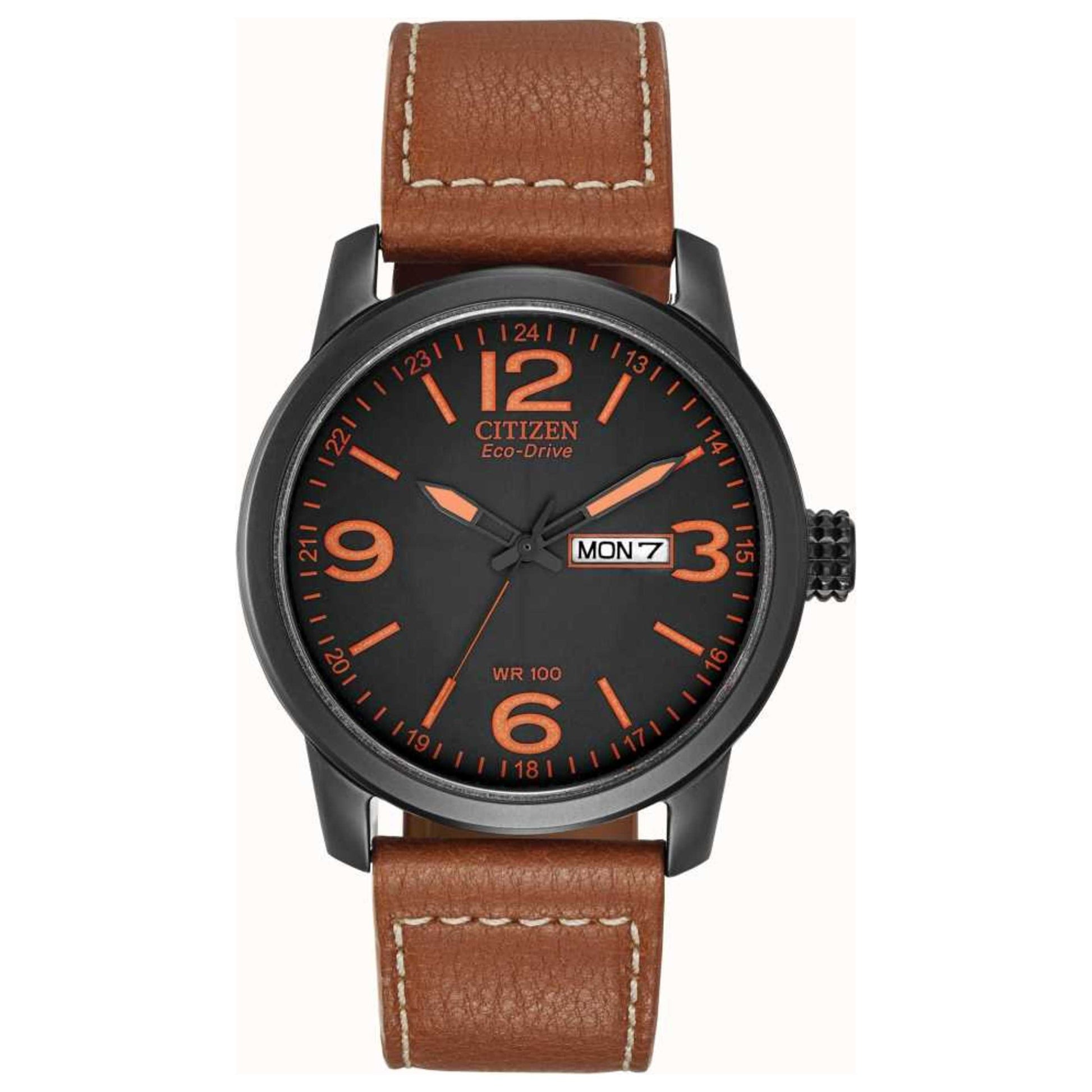 Front view of Citizen Eco-Drive Men's Solar Watch CZBM8475-26E