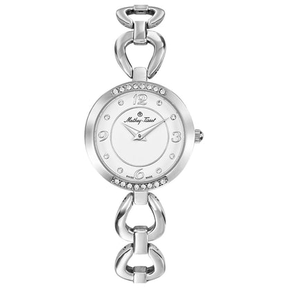 Front view of Mathey Tissot Fleury 1496 Women's Quartz Watch D1496AI
