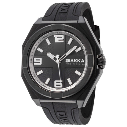 Front view of Diakka The Vice III Men's Quartz Watch D1639-FB-BB