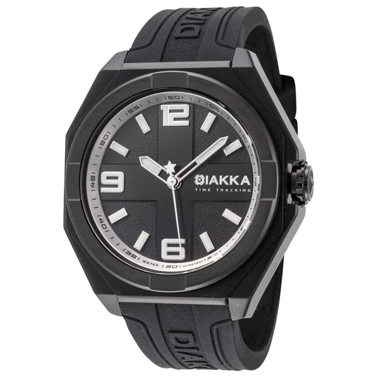 Front view of Diakka The Vice III Men's Quartz Watch D1639-FB-BB