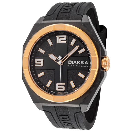 Front view of Diakka The Vice III Men's Quartz Watch D1639-SB-GB