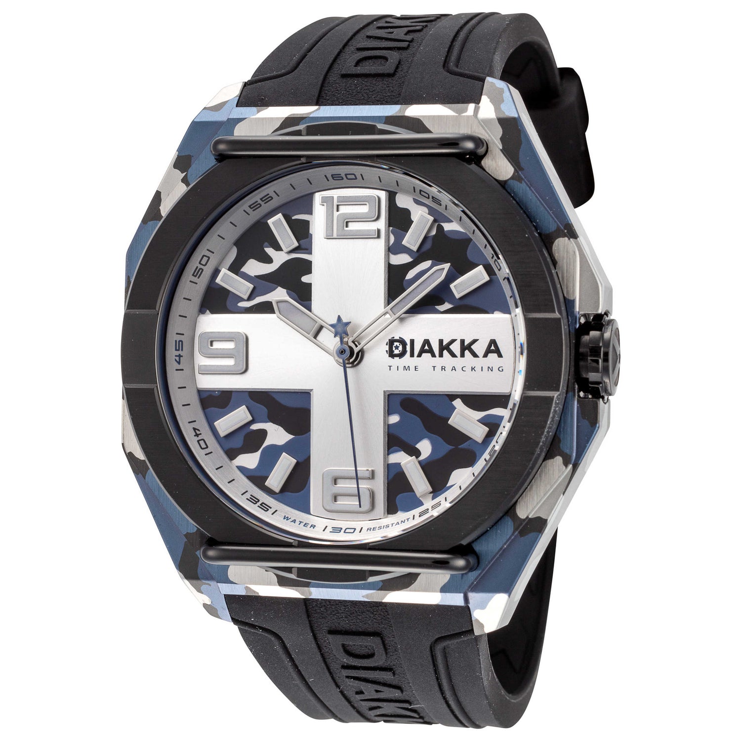 Front view of Diakka The Vice Men's Quartz Watch D1645-SC-BC
