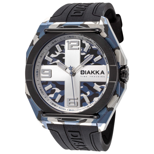 Front view of Diakka The Vice Men's Quartz Watch D1645-SC-BC