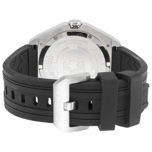 Back view of Diakka The Vice Men's Quartz Watch D1645-SS-BB