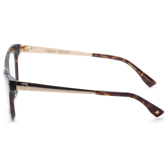 Left view of Dsquared2 Women's Opticals D20095-086-52