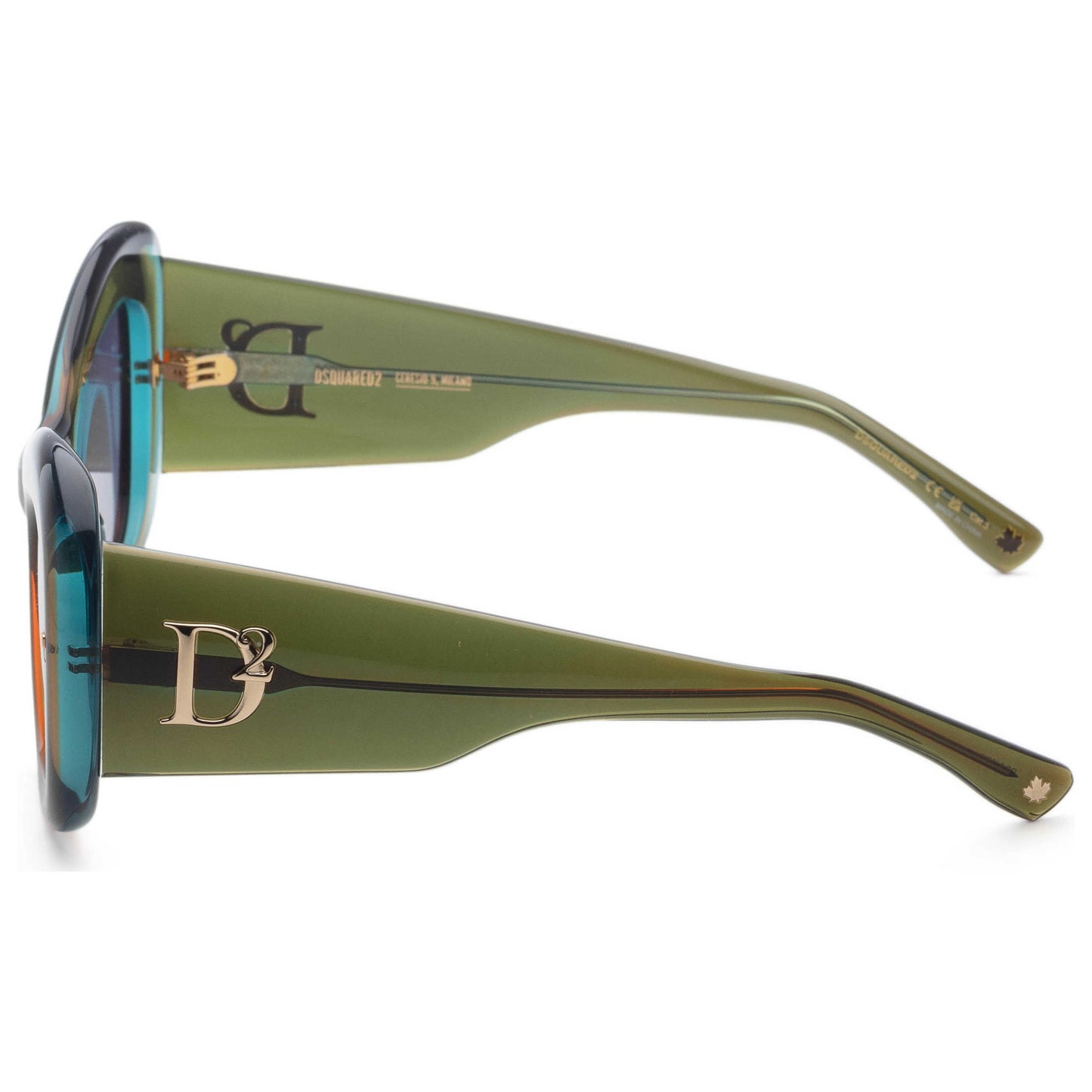 Left view of Dsquared2 Women's Sunglasses D20137-S-4C3-54