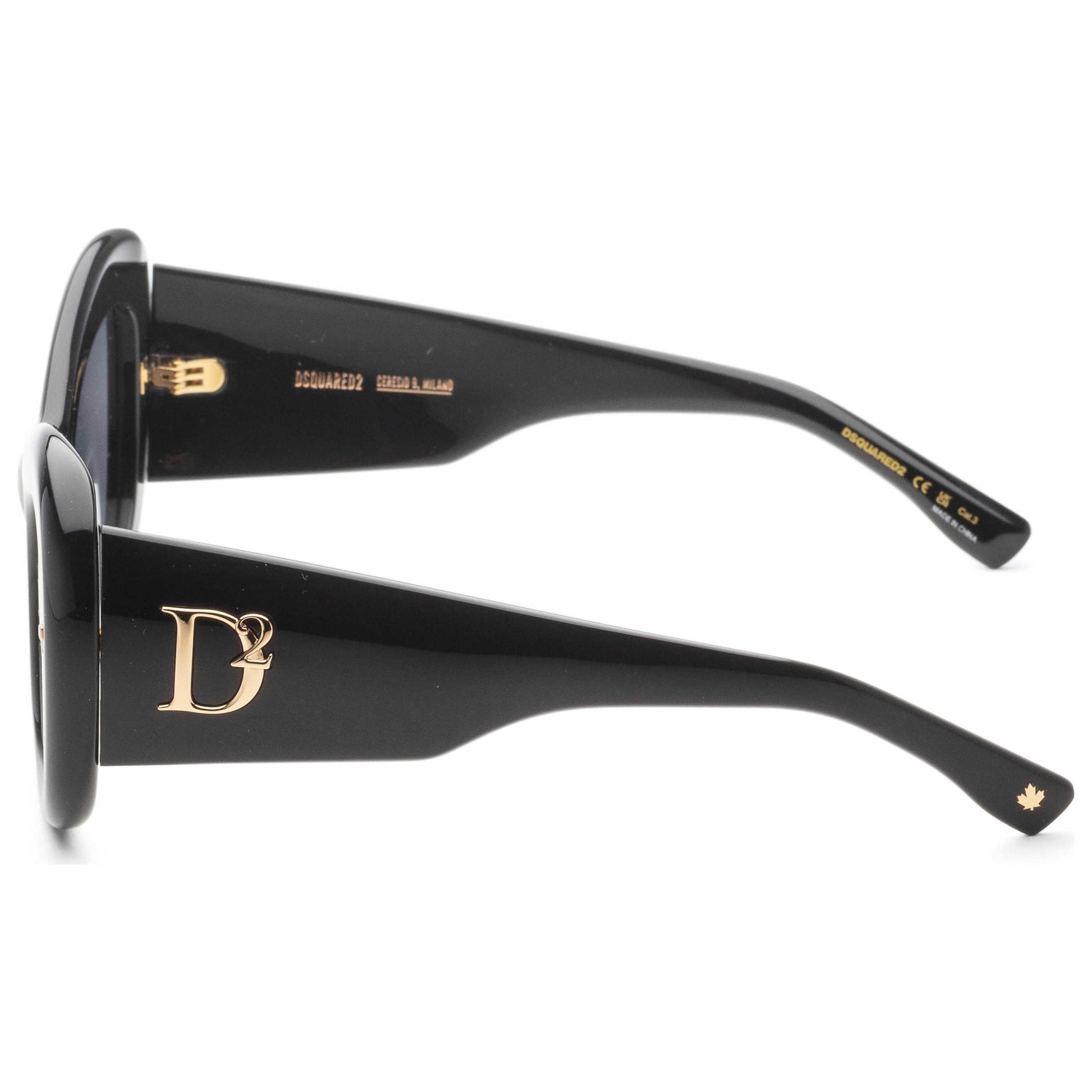 Left view of Dsquared2 Women's Sunglasses D20137S-02M2-IR