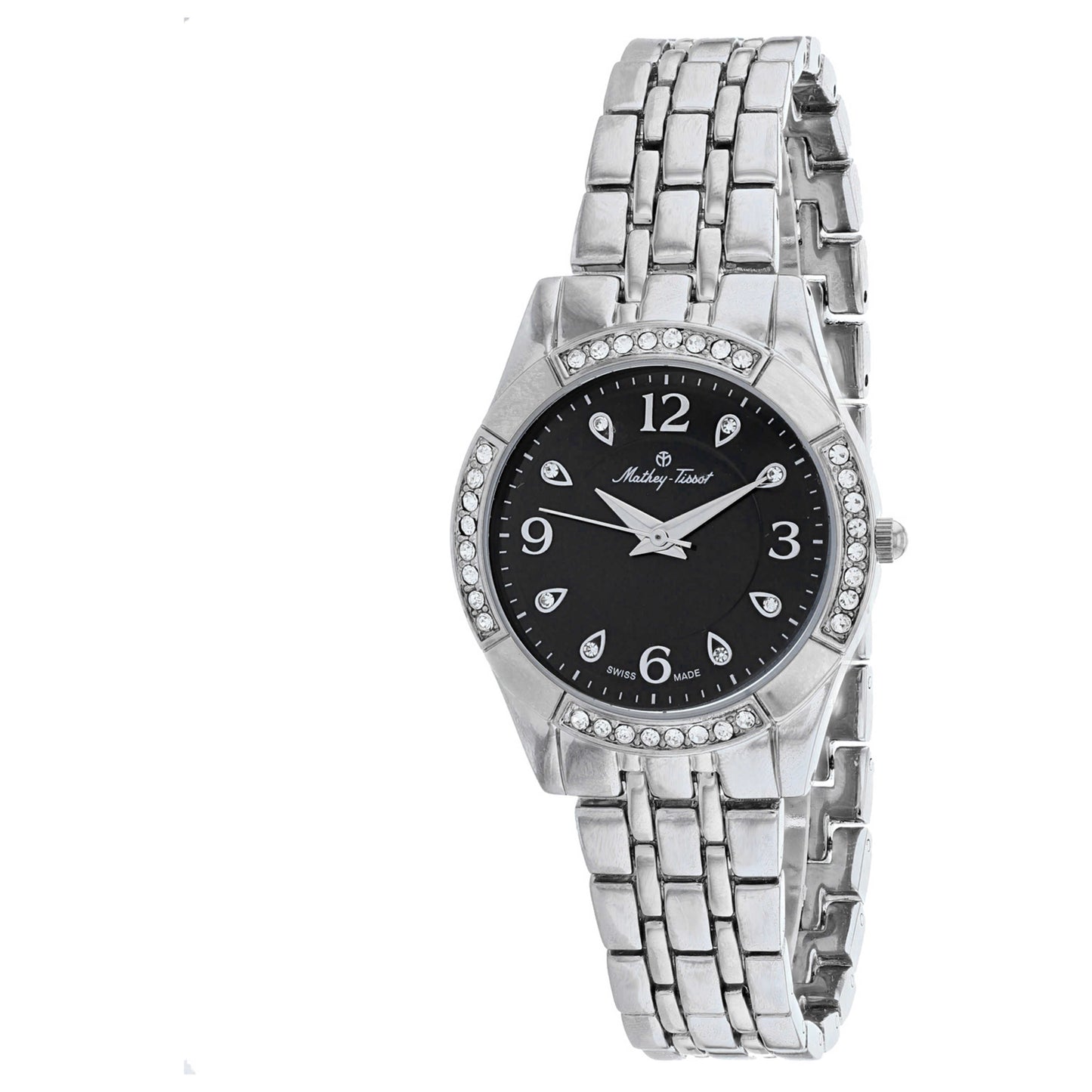 Front view of Mathey Tissot FLEURY 2568 Women's Quartz Watch D2568AN