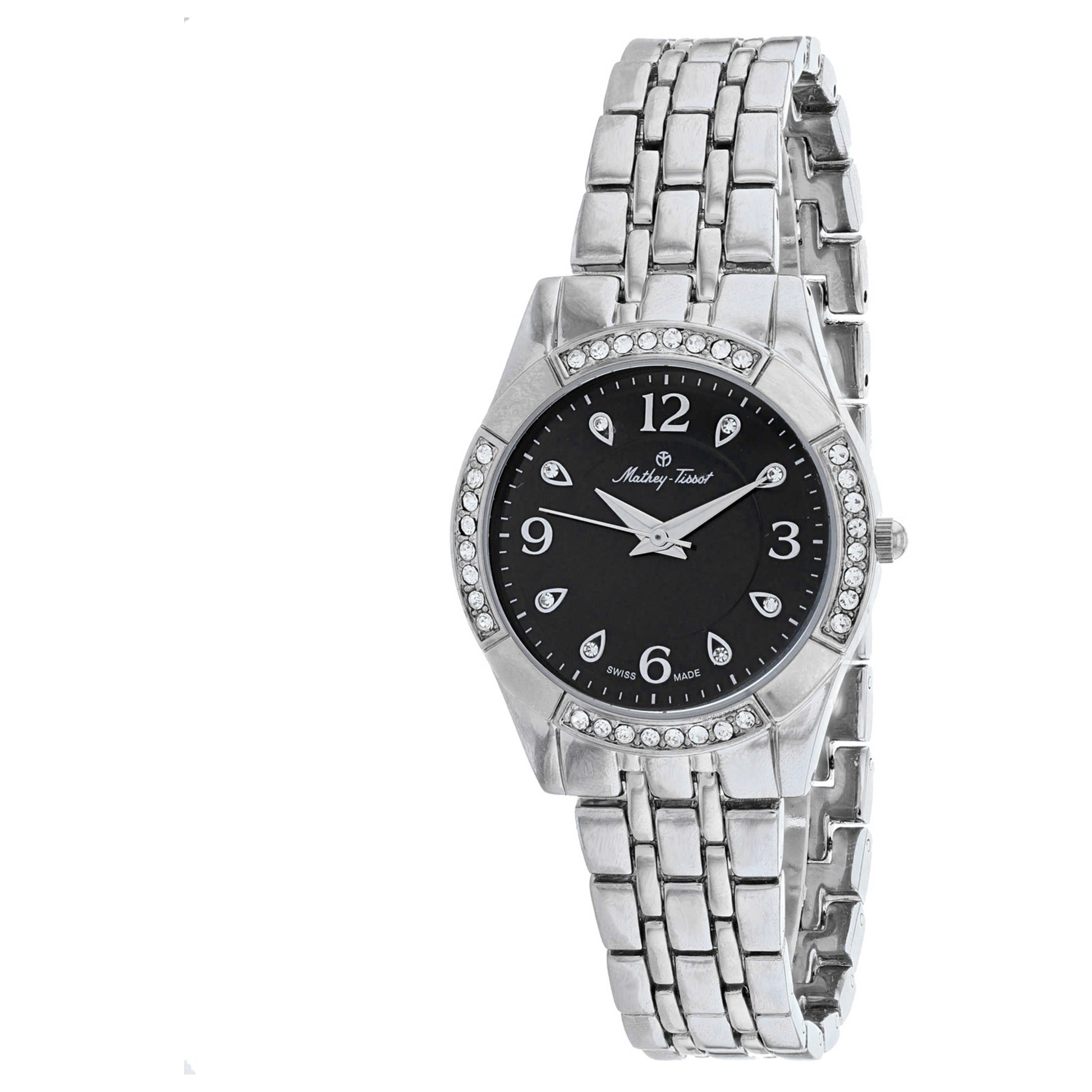 Front view of Mathey Tissot FLEURY 2568 Women's Quartz Watch D2568AN