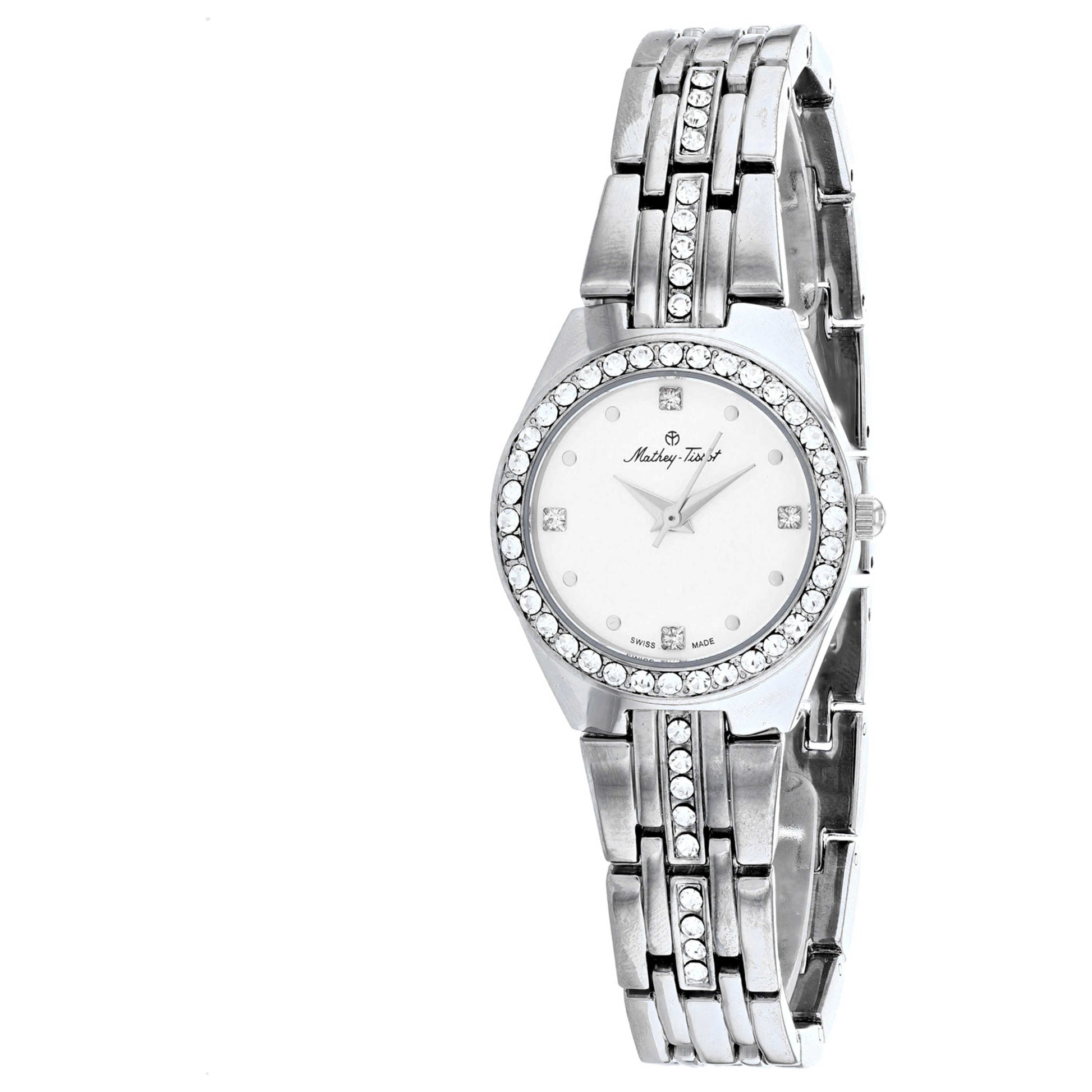 Front view of Mathey Tissot FLEURY 2581 Women's Quartz Watch D2580AI