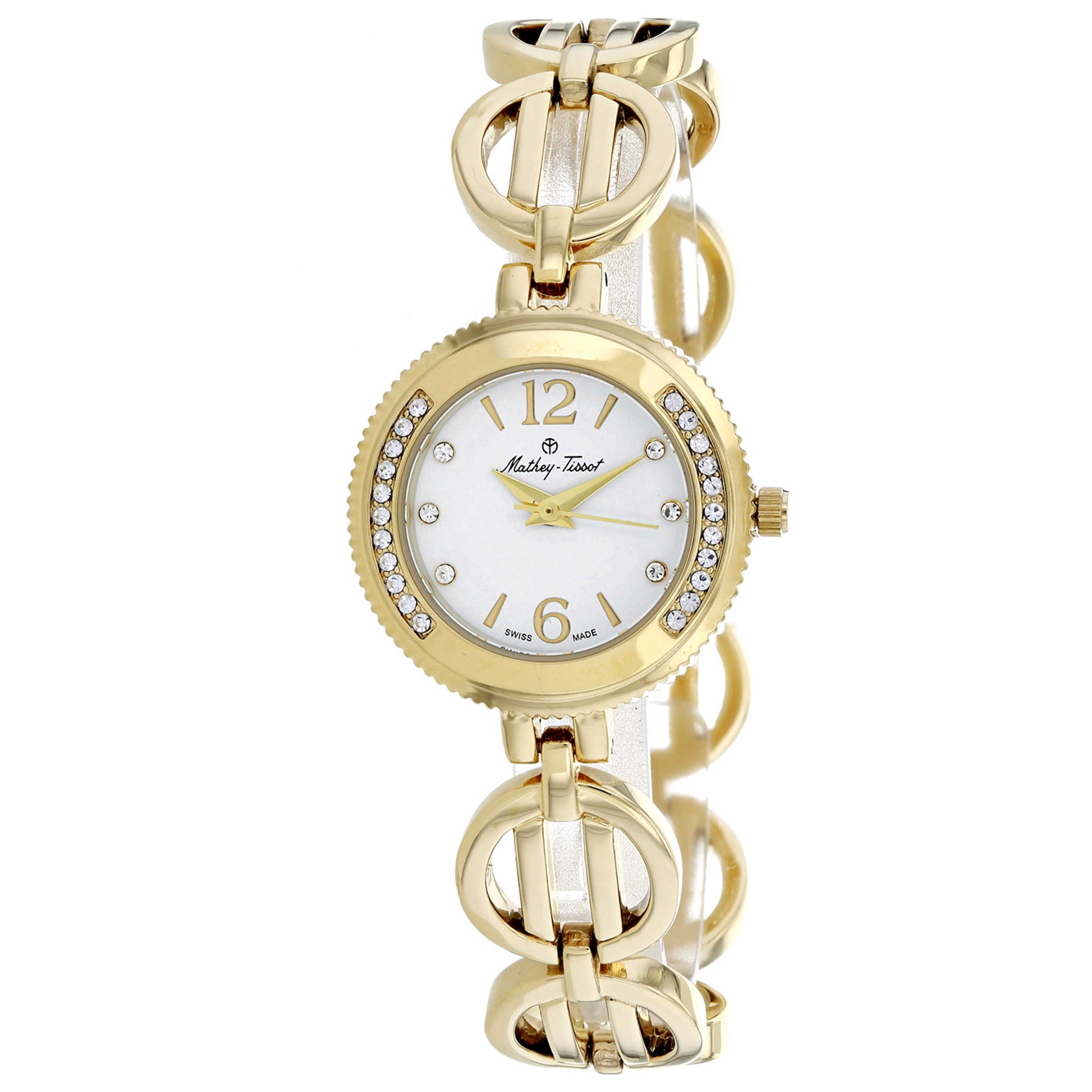 Front view of Mathey Tissot Fleury 1496 Women's Quartz Watch D2581PYI