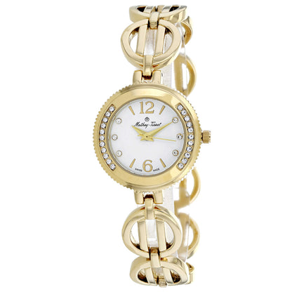 Front view of Mathey Tissot Fleury 1496 Women's Quartz Watch D2581PYI
