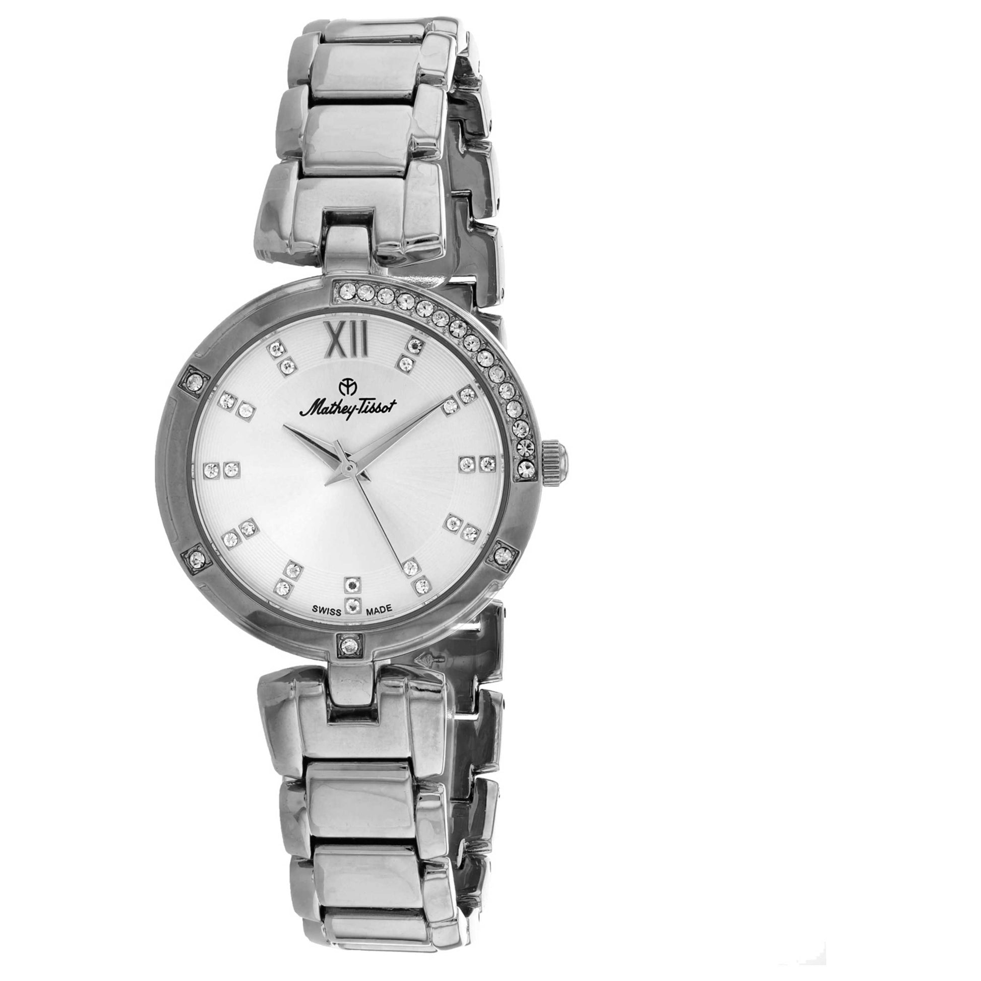 Front view of Mathey Tissot Classic Women's Quartz Watch D2583AI